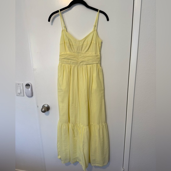 Universal Thread Light Yellow Midi Dress - Picture 1 of 3